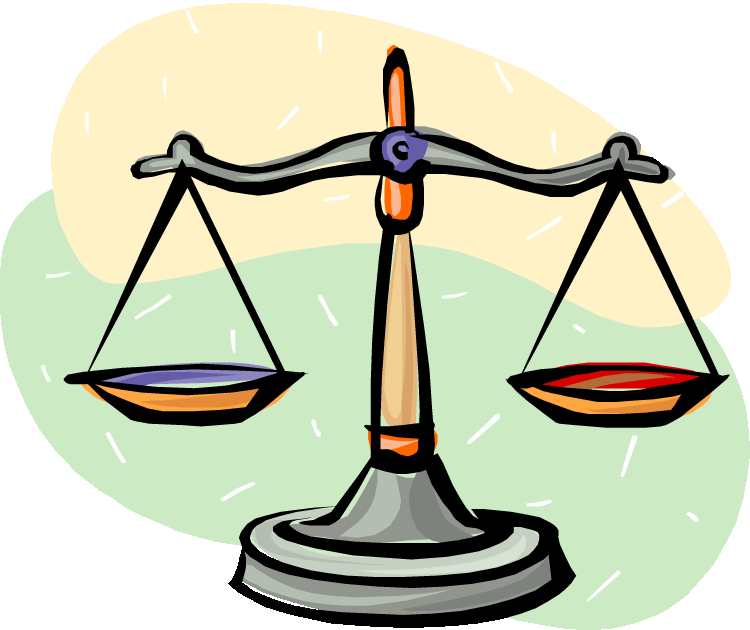 free clipart images scales of justice - photo #12